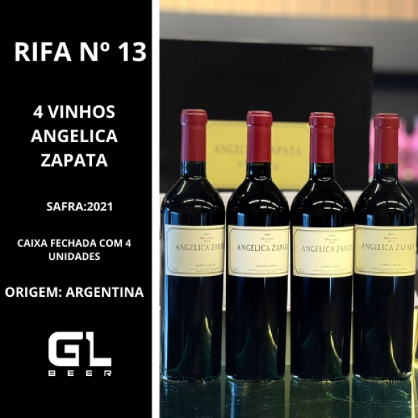 Rodada Premium – 4 Garrafas Angélica Zapata Malbec 2021